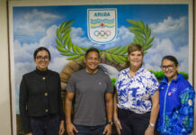 Comite Olimpico Arubano a reuni cu atleta Olimpico di Judo Jayme Mata