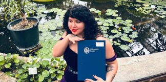 Lily Clarisa a gradua como Master of Arts di Universiteit van Leiden