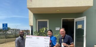 Arion Wine Company a haci un bunita donacion di 20 mil florin na Plan Di Mayor