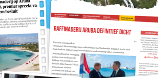 Medionan Hulandes ta dedica atencion special na e gran paso historico di Aruba: “Un siglo di industria petrolero ta termina”