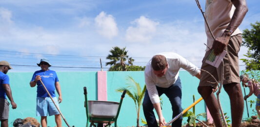 Vision pa reforestacion di Aruba ta sigui: Jacintha Kleuterschool Dakota a haya su hardin pa siña mucha planta mata