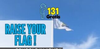 Ariba 20 di november 53 scol na Aruba lo hisa Bandera di 131 Aruba