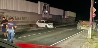 Accidente serio riba caminda di Savaneta pa Cura Cabay