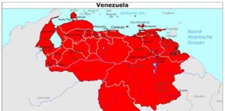 Actualisacion di Conseho di biahe negativo pa Venezuela: Situacion ta keda tenso y impredecibel
