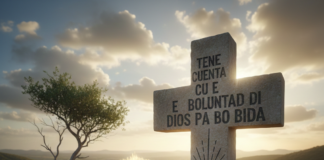 Tene cuenta cu e boluntad di Dios pa bo bida