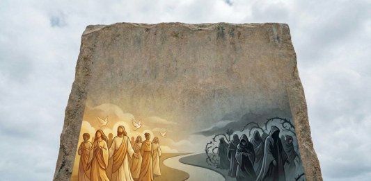 Riba e mundo aki tin yiunan di Dios y yiunan di diabel