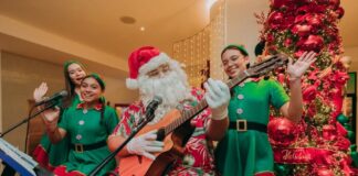 Holiday Markets ta yama bon bini na dianan di fiesta na Hilton Aruba Caribbean Resort & Casino