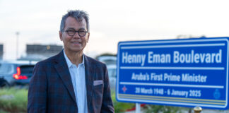 Aruba su prome Minister-President Henny Eman: A convence companianan internacional pa kere den Aruba