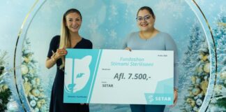 Setar N.V. ta haci un donacion di Afl. 7,500 pa sostene e programa di sterilisacion di Stimami Sterilisami