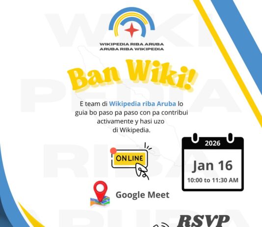 Wikipedia riba Aruba cu Ban Wiki! – Online