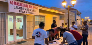 Fundacion Dominicana Arubanse Juan Pablo Duarte ta uni forsa contra Hit and Run y ta exigi castigo mas pisa