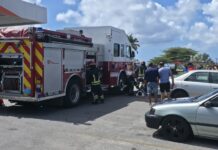 Accidente serio parti ariba di rotonde di Sero Blanco