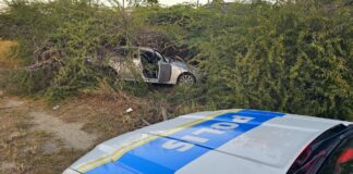 Lexus a drenta mondi riba Ave Nelson O.Oduber