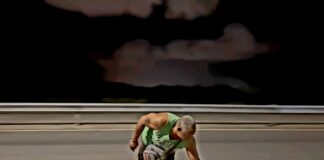 Homber confuso canando riba Watty Vos Boulevard yegando Bushiri