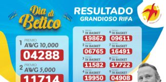 MEP ta anuncia numbernan di rifa ganador