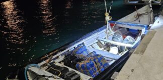 Colaboracion entre Wardacosta y Cuerpo Policial di Aruba a resulta den un interceptacion exitoso