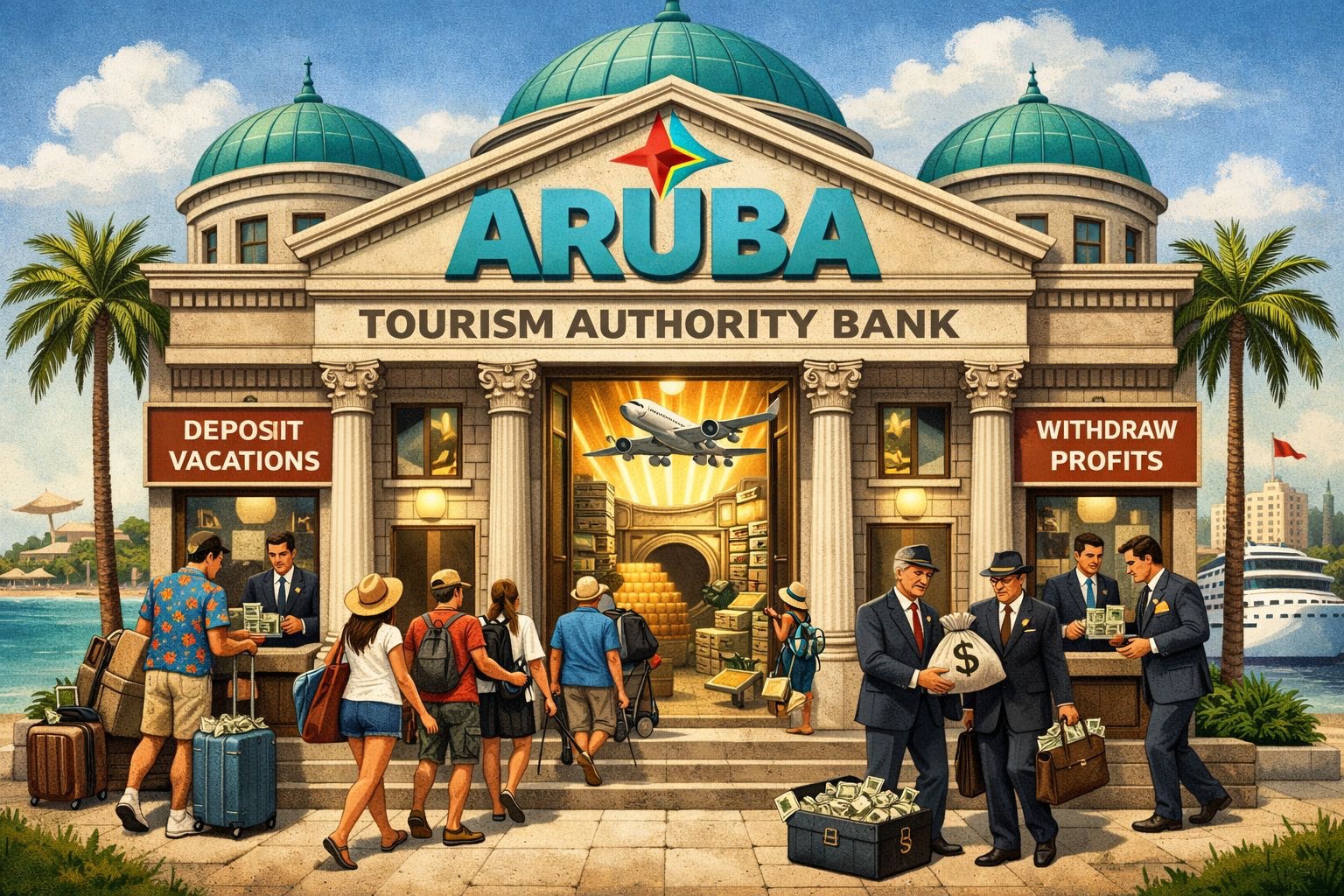 Dangui Oduber; Surplus a caba! Awor ta usa ATA como banco