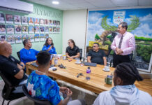 A combersa cu federacion di bowling den cuadro di aña 2026: Comite Olimpico Arubano a reuni cu Aruba Bowling Assocation