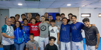 A combersa riba posibel proyectonan interesante pa engrandece karate na Aruba: COA a reuni cu Aruba Karate Bond y Aruba Sports Hub