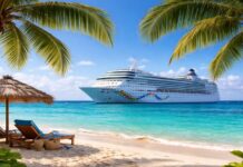 Decencia Publico Durante Bishita di Crucero cu Tema Nudismo