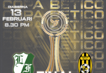 La Fama y Dakota lo enfrenta otro den gran final di Copa Betico Croes 2026