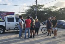 Ciclista levemente herida den accidente na Sero Patrishi