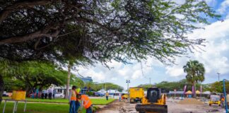 Expansion di Parke: Ta forma parti di proyecto di embeyecimento y reforestacion di Oranjestad