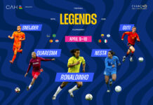 Ronaldinho ta completa seleccion di Brasil den “Legends Football Tournament Curaçao 2026” — un celebracion inolvidabel di magia di futbol mundial na Corsou