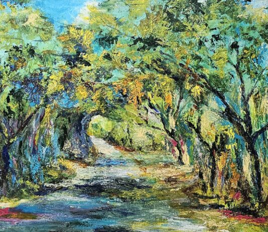 Encuentro cu artista Lucia Lacle na biblioteca