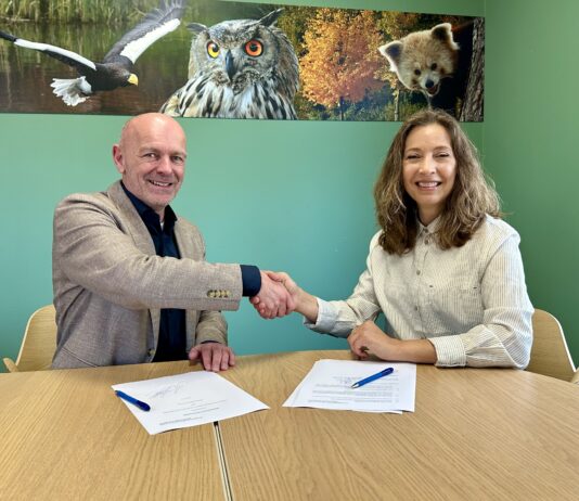 Aruba Conservation Foundation y Avifauna a Formalisa Colaboracion cu un MOU di 10 aña: E colaboracion aki ta amplia e Programa di Reintroduccion di Lora y ta yuda construi un poblacion di bida salvahe autosostenibel na Aruba