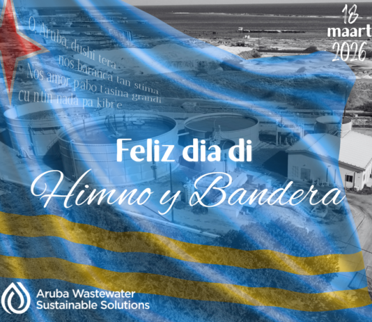 Feliz dia di Himno y Bandera ta deseo di Aruba Wastewater Sustainable Solutions