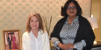 Minister Plenipotenciario Mildred Schwengle a yega Hulanda