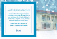 Orario special pa certificado di salud pa esnan cu peticion den proceso na DIMAS