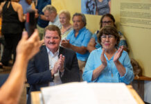 Premier Eman na apertura di Exposicion “SITE–SIDE–SIGHT WALKS” na Museo Arqueologico Nacional Aruba