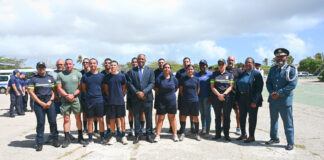 Grupo nobo di aspirant di polis ta cuminsa nan formacion na Scol di Polis Edgar Joaquin Watty Vos