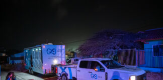 Unidad mobil nobo di Stichting Hunto lo yega directamente na esnan cu mas mester