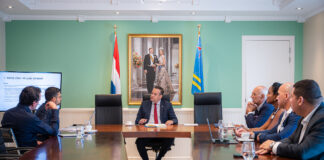 Minister Geoffrey Wever: Reunion di accionista di FreeZone Aruba NV, 2025 y 2026 atrobe lo tin ganashi pa Freezone Aruba NV