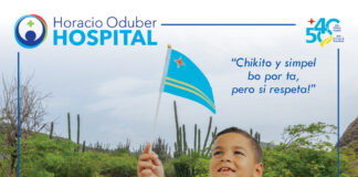 Feliz dia di Himno y Bandera ta deseo di Horacio Oduber Hospital