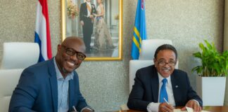 Aruba y St. Maarten a firma LOI pa fortalece colaboracion di kadaster