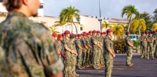 Unidad di Ehercito di Ministerio di Defensa den Caribe ta cambia rotacion