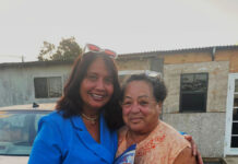 Paulita (Ita) Ramona Ridderstaat ta ricibi Premio Ovito Tromp 2026 durante Fiesta Arubiano na Centro di Bario Noord