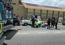 Cuerpo Policial ta Informa CABAYERO TA BIRA MALO TRAS DI STUUR Y FAYECE NA DE LA SALLESTRAAT