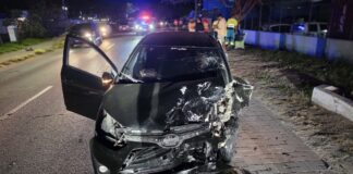 Accidente grandi na Piedra Plat diasabra anochi