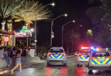 Pelea grandi den hot zone a laga un persona seriamente herida