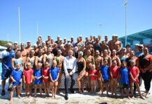 Rey Willem-Alexander a presencia inicio di construccion di ‘Warm-up Pool’ na Piscina Olimpico Roly Bisslik
