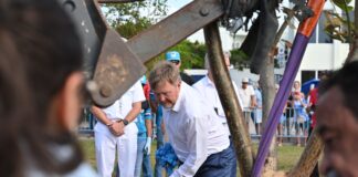 Rey Willem-Alexander a planta un Pal’i Sia Cora na honor di naturalesa y medio ambiente