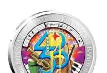 Banco Central di Aruba (BCA) ta informa cu e moneda conmemorativo di plata di 5 Florin “40 aña Status Aparte y 50 aña Himno y Bandera” ta obtenibel desde 17 di maart 2026 na BCA
