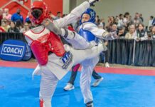 Cuater atleta di Taekwondo Team Aruba a clasifica pa AAU National