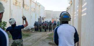 CARMIL, KPA, y KIA ta practica de-escalacion durante disturbio civil