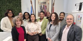 Minister Plenipotenciario Mildred Schwengle a cera conoci cu e team di mentornan